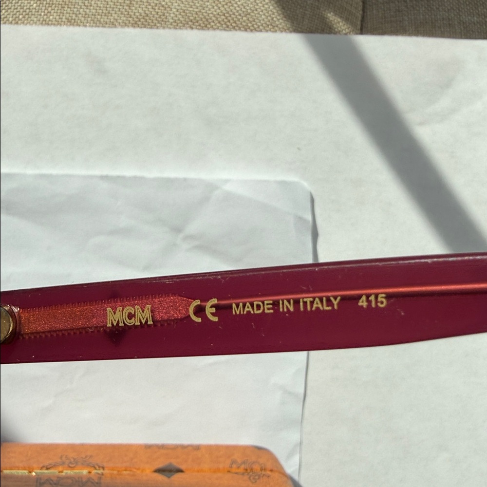 MCM NWT Authentic Women's Oversized Acetate Frame Sunglasses - Picture 10 of 13